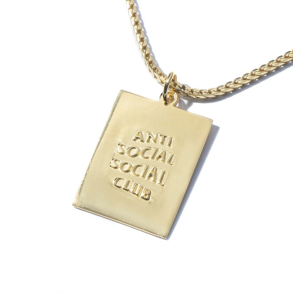 ANTI SOCIAL SOCIAL CLUB SOLD OUT LIMITED EDITION Allegiance 14K Gold Chain